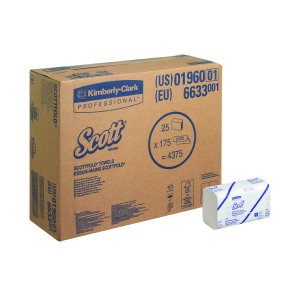 Scott+1-Ply+M-Fold+Hand+Towels+175+Sheets+%28Pack+of+25%29+6633