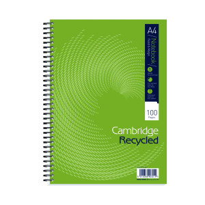 Cambridge+Ruled+Recycled+Wirebound+Notebook+100+Pages+A4+%285+Pack%29+400020196
