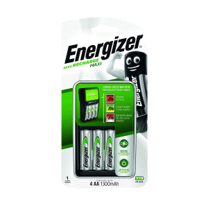 Energizer+Maxi+Battery+Charger+4x+AA+Batteries+1300+Mah+UK+633151