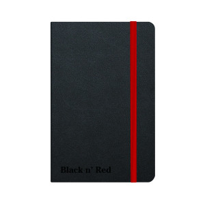 Black+n%26apos%3B+Red+Casebound+Hardback+Notebook+144+Pages+A6+Black+400033672