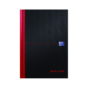 Black+n%26apos%3B+Red+Casebound+Hardback+Ruled+Notebook+192+Pages+B5+%28Pack+of+5%29+400082917