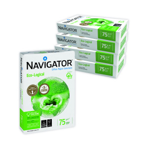 Navigator+Eco-Logical+Paper+75gm+A4+%28Pack+of+2500%29+NAVA475