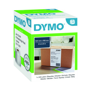 Dymo+LabelWriter+Extra+Large+Shipping+Labels+104+mm+x+159mm+%28Pack+of+220%29+S0904980