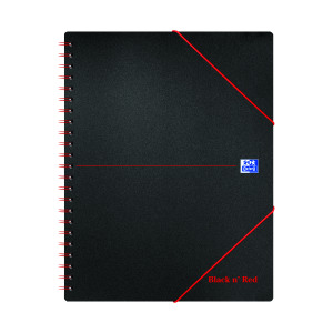 Black+n%26apos%3B+Red+Wirebound+Polypropylene+Meeting+Book+160+Pages+A4%2B+%28Pack+of+5%29+100104323
