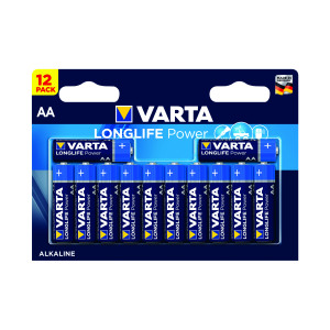 Varta+AA+Long+life+Battery+Alkaline+%2812+Pack%29+4906121482
