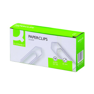 Q-Connect+Paperclips+No+Tear+26mm+%28Pack+of+1000%29+KF01307Q