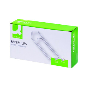 Q-Connect+Paperclips+Giant+No+Tear+50mm+%28Pack+of+1000%29+KF01318Q