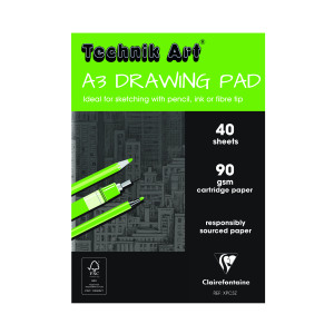 Technik+Art+Drawing+Pad+A3+90gsm+XPC3