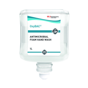 Deb+OxyBAC+Antibacterial+Foam+Wash+1+Litre+Cartridge+%28Pack+of+6%29+OXY1L