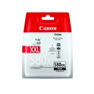 Canon+PGI-580XXL+Inkjet+Cartridge+Extra+High+Yield+Pigment+Black+1970C001