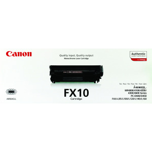 Canon+FX10+Toner+Cartridge+Black+0263B002