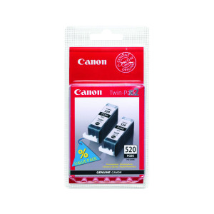 Canon+PGI-520+Black+Inkjet+Cartridges+%28Pack+of+2%29+2641B002