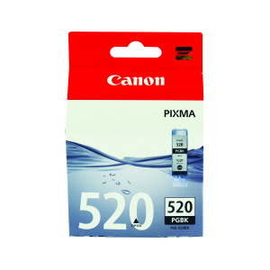Canon+PGI-520BK+Inkjet+Cartridge+Black+2932B001