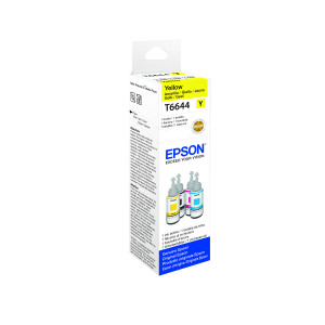 Epson+664+Ink+Bottle+EcoTank+70ml+Yellow+C13T664440