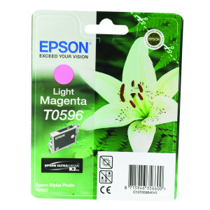 Epson+T0596+Ink+Cartridge+Ultra+Chrome+K3+Light+Magenta+C13T05964010
