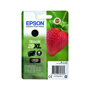Epson+29XL+Home+Ink+Cartridge+Claria+High+Yield+Strawberry+Black+C13T29914012