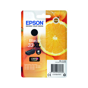 Epson+33XL+Ink+Cartridge+Claria+Premium+High+Yield+Oranges+Black+C13T33514012