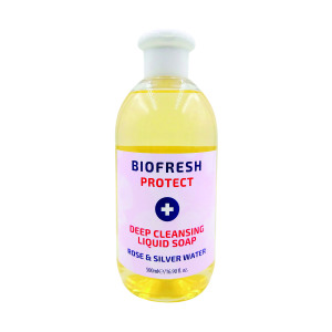 Biofresh+500Ml+Deep+Cleansing+Liquid+Soap+Rose%2FSilver+Water+%2820+Pack%29+TOBIO020A