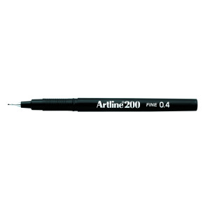 Artline+200+Fineliner+Pen+Fine+Black+%2812+Pack%29+A2001