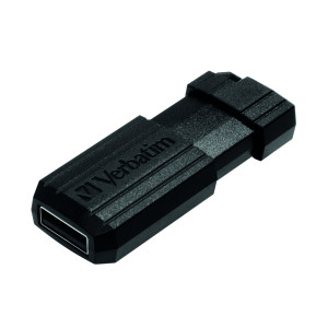 Verbatim+Pinstripe+USB+Drive+8GB+Black+49062