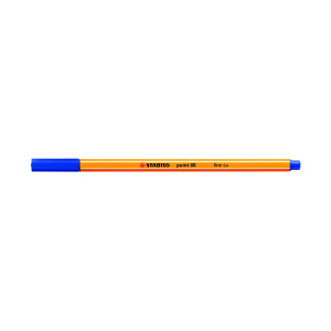 Stabilo+Point+88+Fineliner+Pen+Blue+%2810+Pack%29+88%2F41