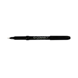 Q-Connect+Black+0.4mm+Fineliner+Pen+%28Pack+of+10%29+KF25007