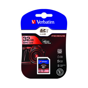 Verbatim+SDHC+Memory+Card+Class+10+32GB+43936