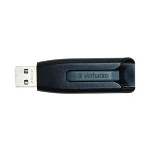 Verbatim+Store+n+Go+V3+USB+3.0+Flash+Drive+128GB+Black+49189