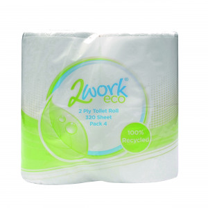 2Work+Recycled+2-Ply+Toilet+Roll+320+Sheets+%2836+Pack%29+KF03808