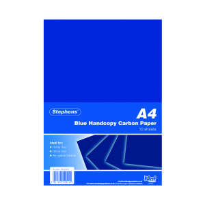 Stephens+Blue+A4+Hand+Carbon+Paper+%28100+Pack%29+RS520252