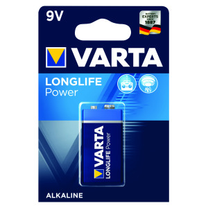 Varta+9V+High+Energy+Battery+Alkaline+4922121411