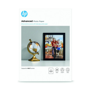 HP+A4+White+Advanced+Glossy+Photo+Paper+250gsm+%28Pack+of+25%29+Q5456A