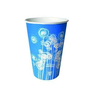 Aqua+Swirl+7oz+Paper+Water+Cup+%28100+Pack%29+HVSWPA07A