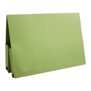 Exacompta+Guildhall+Legal+Double+Pocket+Wallet+Foolscap+Green+%2825+Pack%29+214-GRN