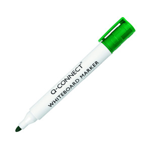 Q-Connect+Drywipe+Marker+Pen+Green+%2810+Pack%29+KF26009