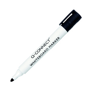Q-Connect+Drywipe+Marker+Pen+Black+%2810+Pack%29+KF26035