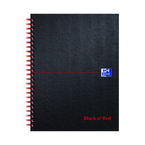 Black+n%26apos%3B+Red+Wirebound+Ruled+Margin+Hardback+Notebook+140+Pages+A5%2B+%28Pack+of+5%29+100080192