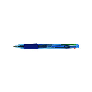 Q-Connect+Retractable+Ballpoint+Pen+4+Colour+%28Pack+of+10%29+KF01938