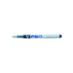 Pilot+VPen+Disposable+Fountain+Pen+Blue+%28Pack+of+12%29+SV4W03