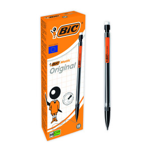 Bic+Matic+Original+Mechanical+Pencil+Medium+0.7mm+%28Pack+of+12%29+820959