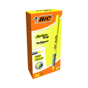 Bic+Brite+Liner+Yellow+Highlighters+%2812+Pack%29+811935