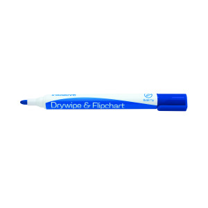 Initiative+Drywipe+and+Flipchart+Marker+Xylene+Free+Water+Resistant+Blue+%2810+Pack%29
