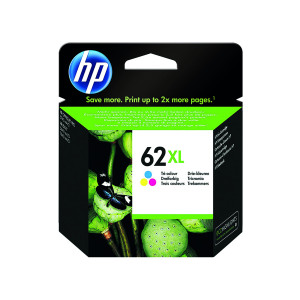 HP+62XL+Ink+Cartridge+High+Yield+Tri-color+CMY+C2P07AE