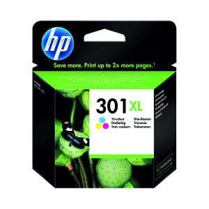 HP+301XL+Ink+Cartridge+High+Yield+Tri-Colour+CMY+CH564EE