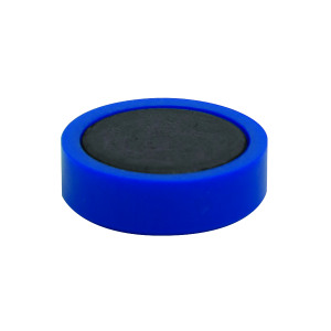 Q-Connect+Round+Magnet+25mm+Blue+%2810+Pack%29+KF02640