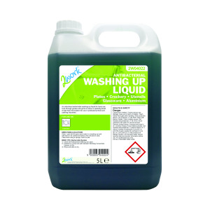 2Work+Antibacterial+Washing+Up+Liquid+5+Litre+2W04022