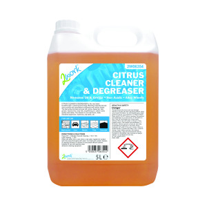 2Work+Citrus+Cleaner+and+Degreaser+5+Litre+2W06354