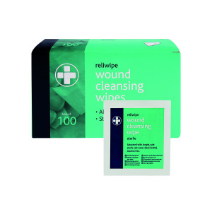 Reliance+Individually+Wrapped+Medical+Reliwipe+Wound+Cleansing+Wipes+%28Pack+of+100%29+745