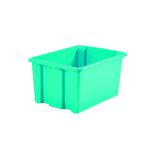Stack+And+Store+32+Litres+Medium+Teal+Storage+Box+S01M809
