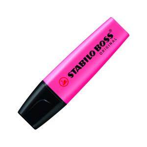 Stabilo+Boss+Original+Highlighter+Pink+%28Pack+of+10%29+70%2F56%2F10